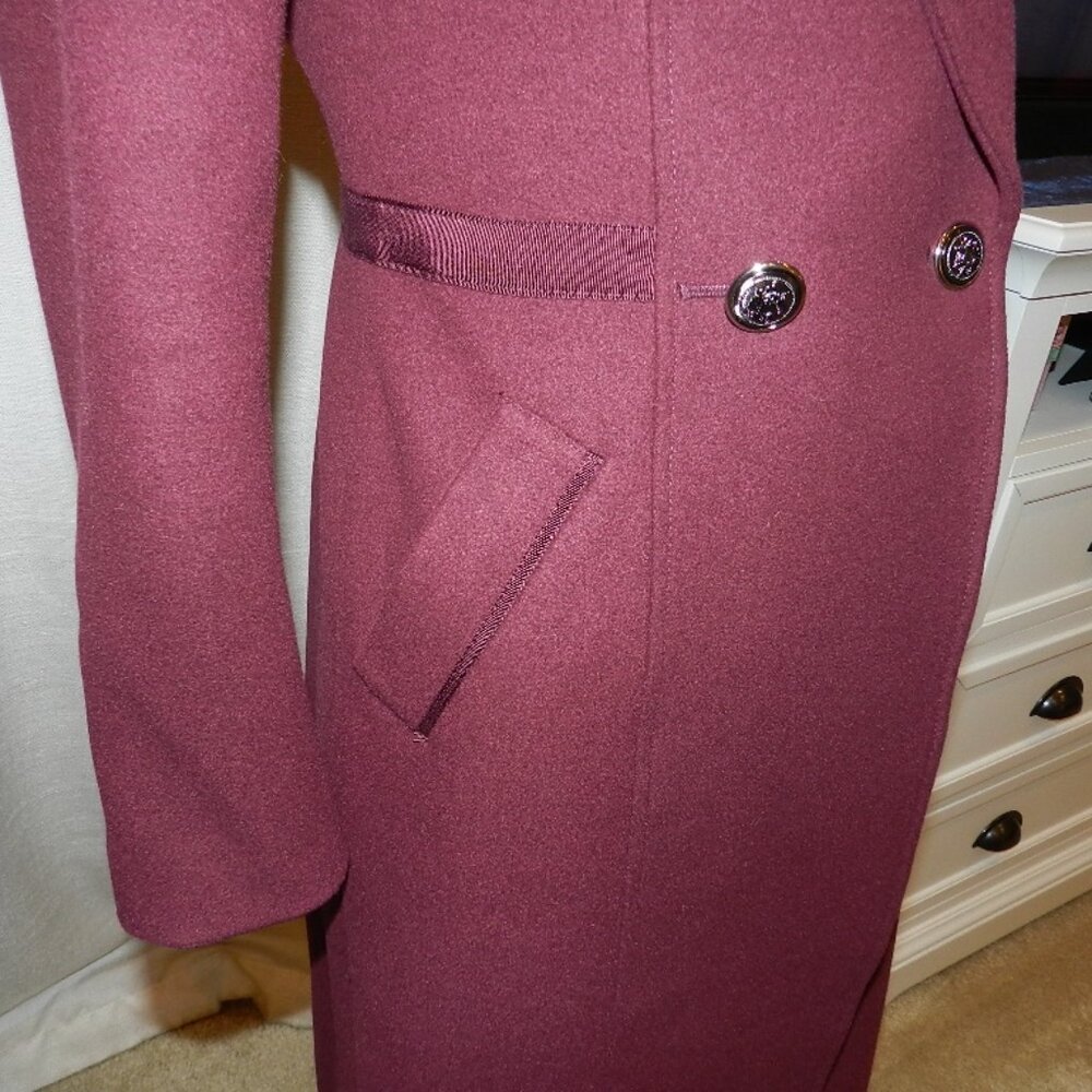 White House Black Market Fashion Coat Port Size XSP - Picture 6 of 11